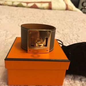 Authentic Hermes Kelly Dog Bracelet Size T1